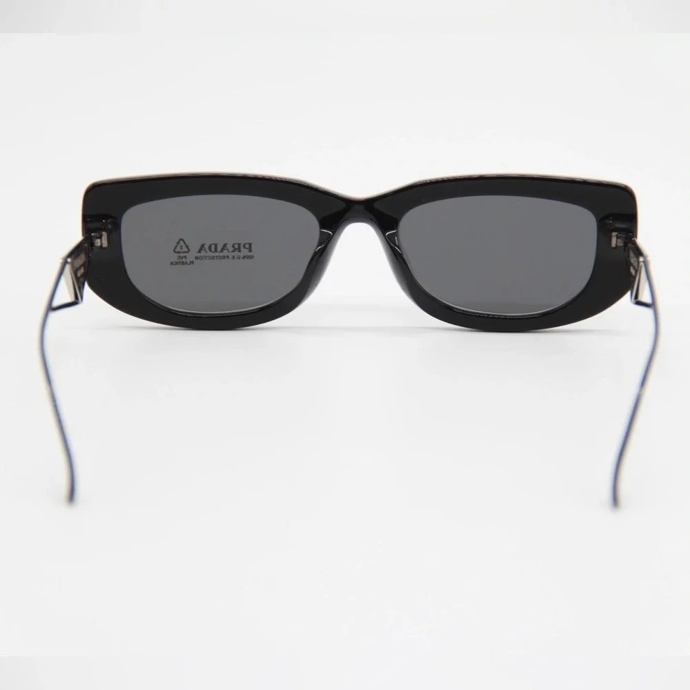 NEW PRADA PR14YS 1AB5S0 UNISEX BLACK EYEWEAR PR 14YS UNISEX SUNGLASSES SPR 14Y - Picture 11 of 15